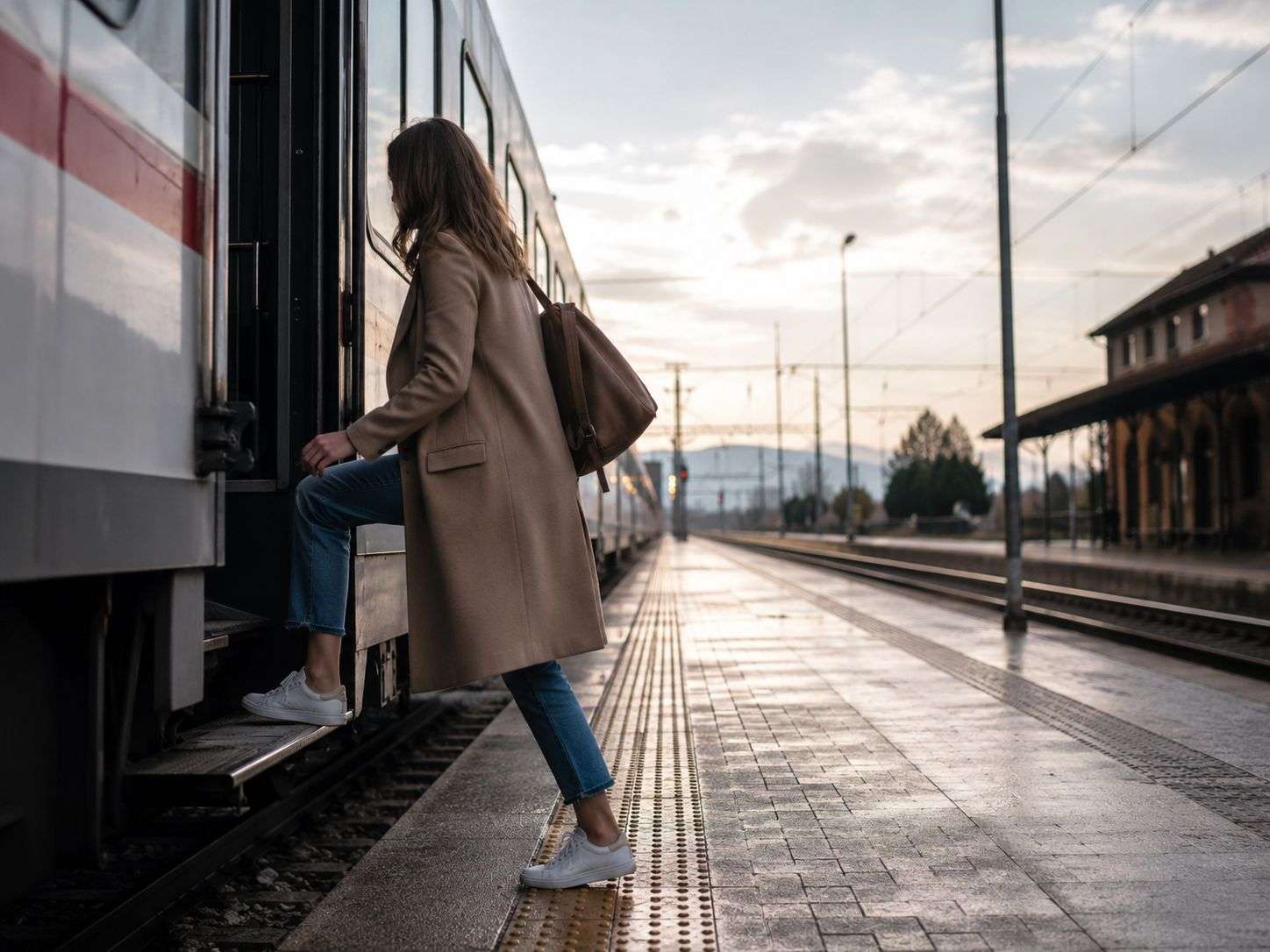 Sognare di salire sul treno