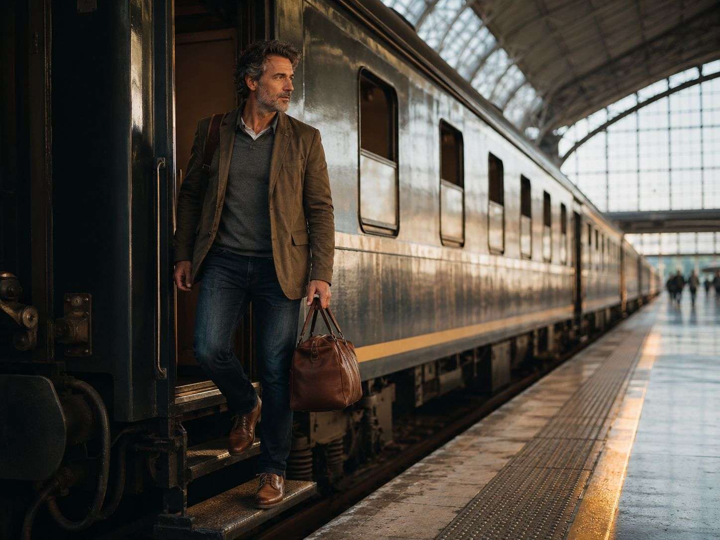 Sognare di scendere dal treno