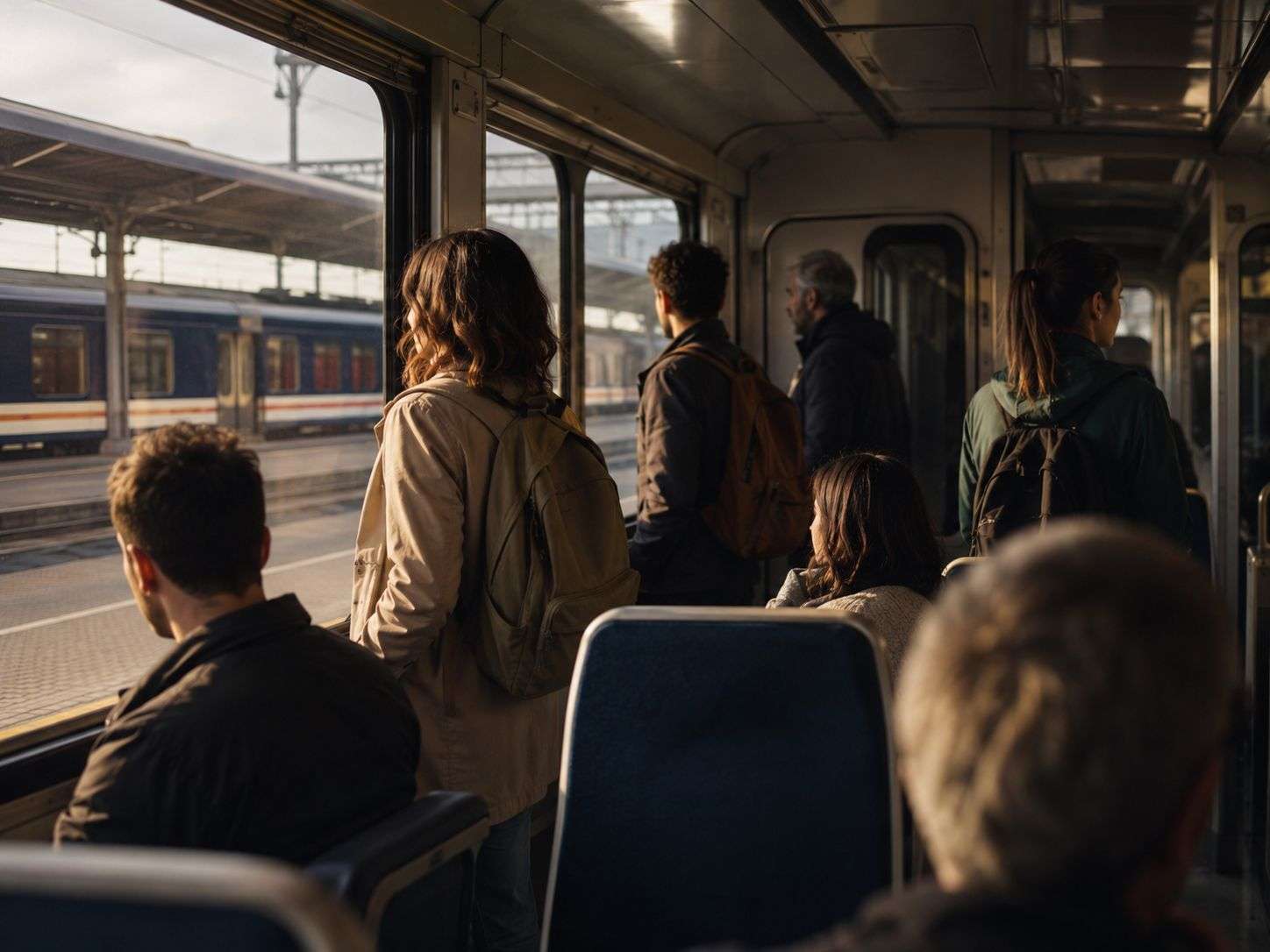 Sognare un treno pieno di persone