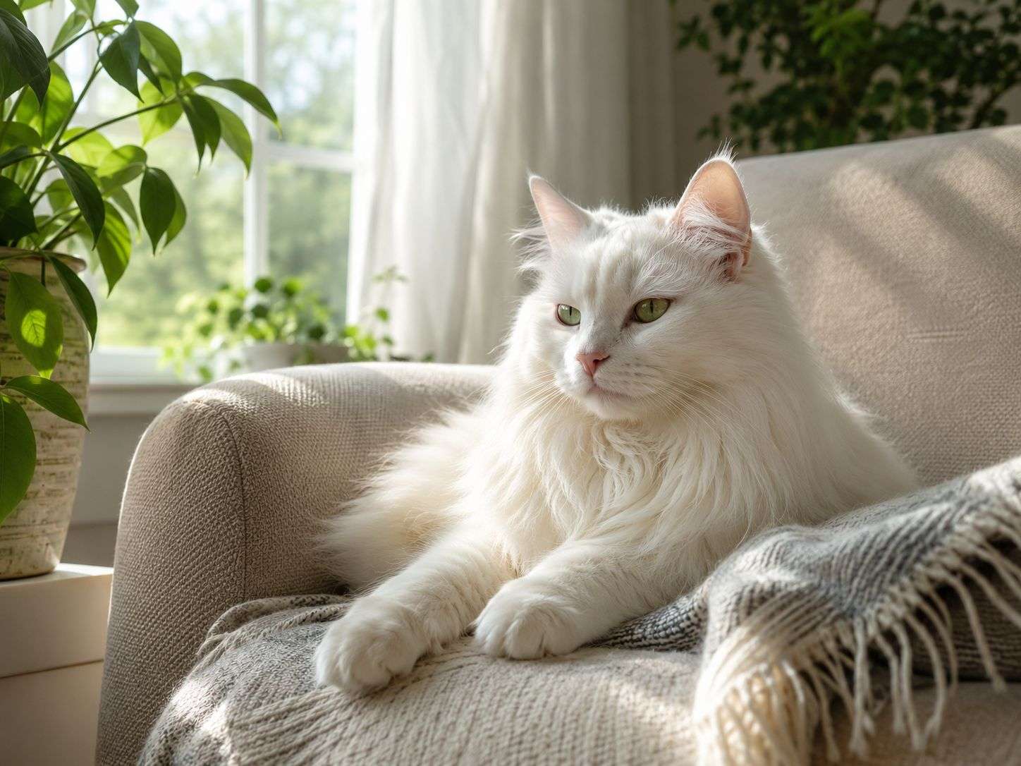 Sognare un gatto bianco